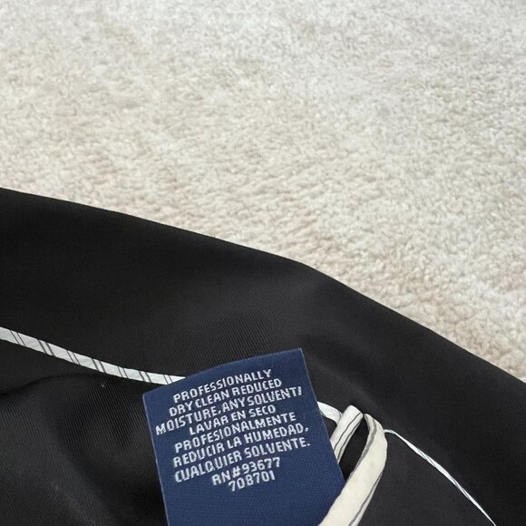 Stafford Performance Classic Fit Black Wool Blazer Suit Jacket 38S 38 Short - Picture 15 of 15